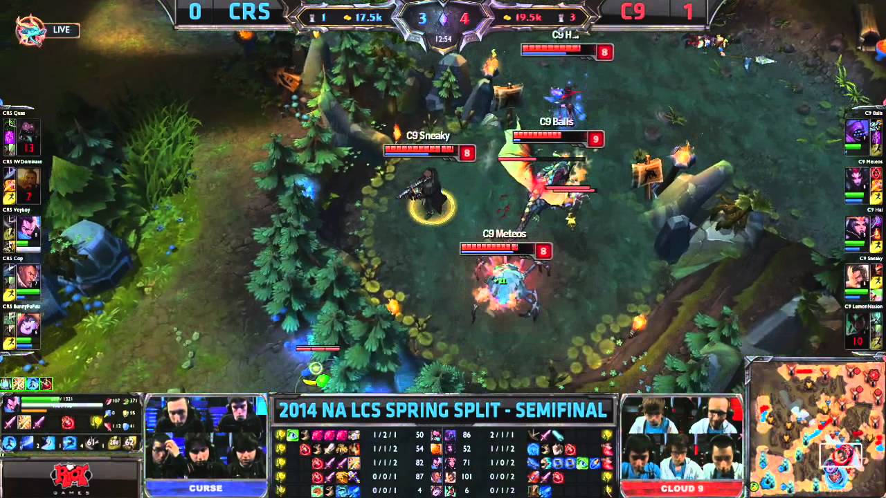 CRS vs C9 - 2014 NA LCS Playoff Semifinals G2
