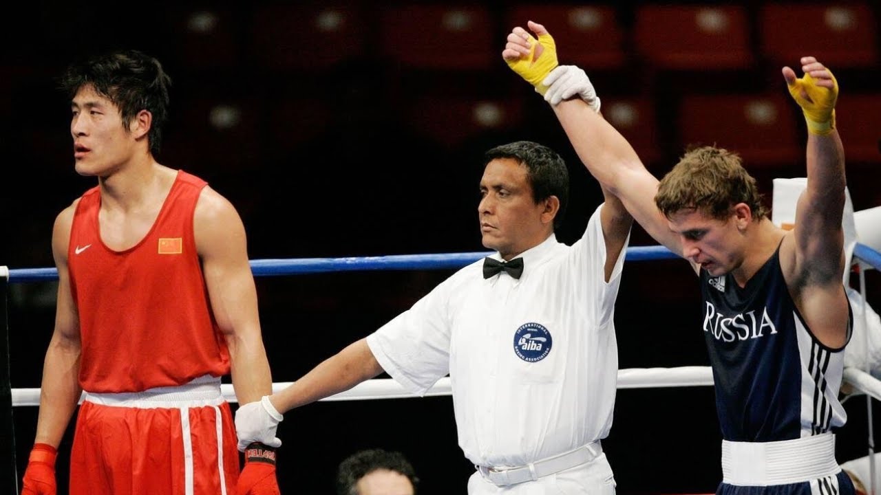 ЧМ-2007.Чикаго. 1/4 Финал. Матвей Коробов (RUS) 🇷🇺 🆚 (CHN) Джаншенг Ванг -75кг.