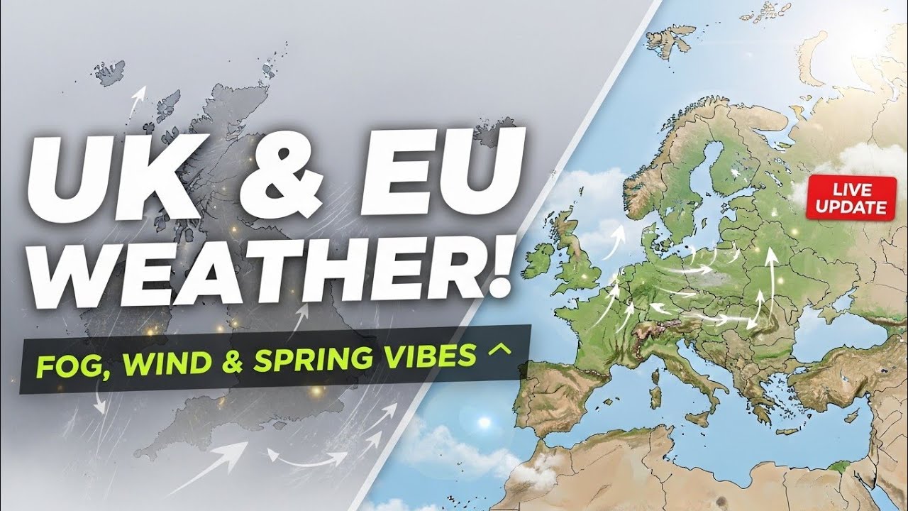 UK & Europe Weather Update: Patchy Fog, Brisk Winds & Spring Vibes!