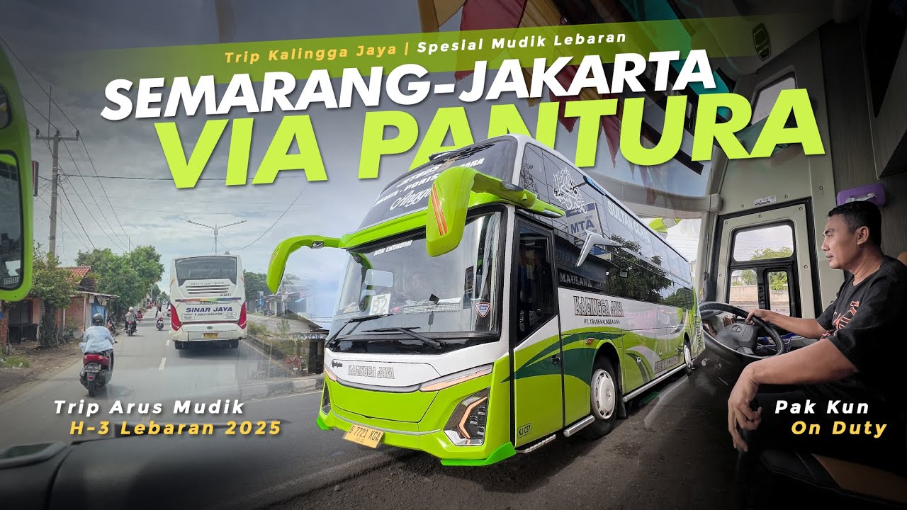 [ MOMEN SETAHUN SEKALI ] NOSTALGIA JALUR PANTURA !! 😍 - Trip Mudik 2025 Naik Kalingga Jaya Sleeper