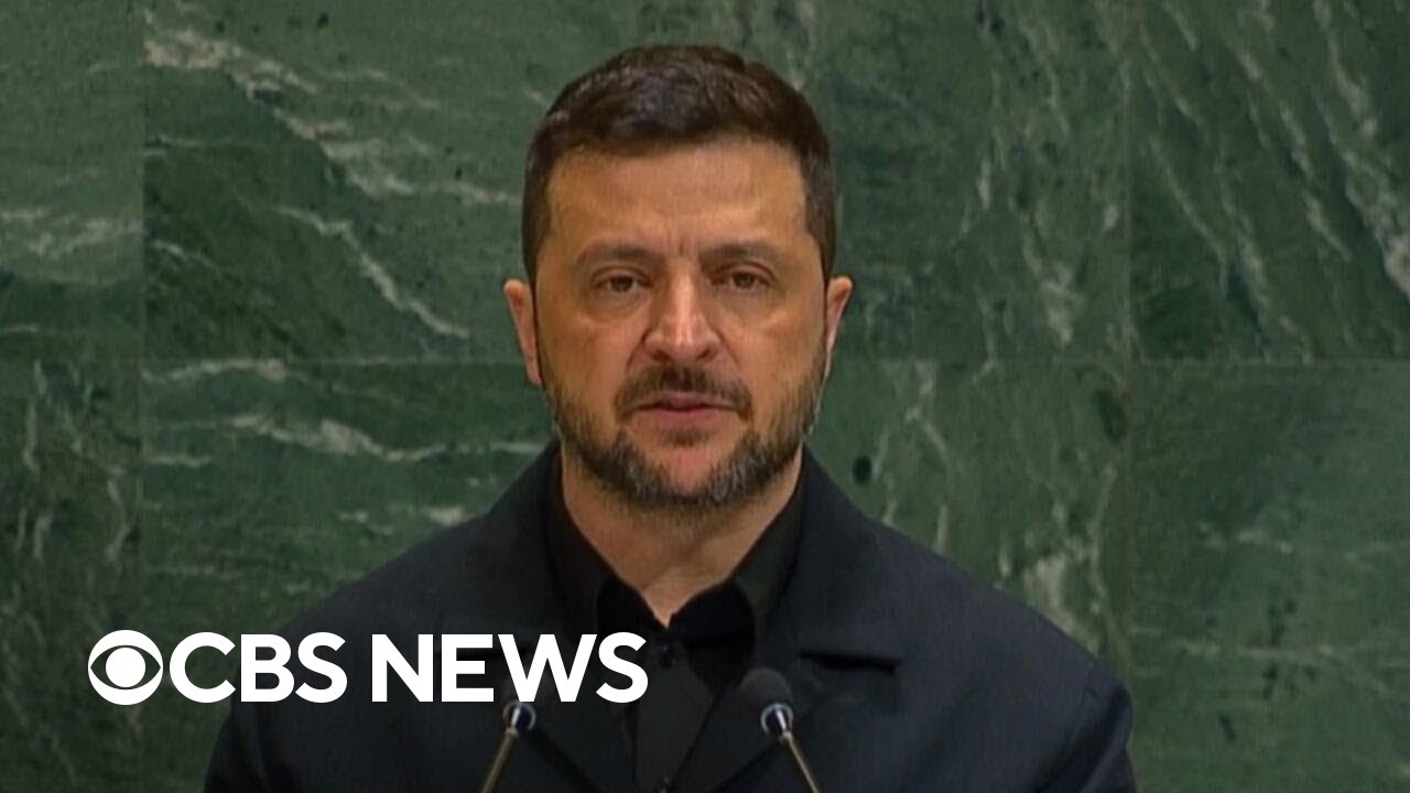 Zelenskyy warns Putin wants to expand Russia's war in Europe during U.N. speech
