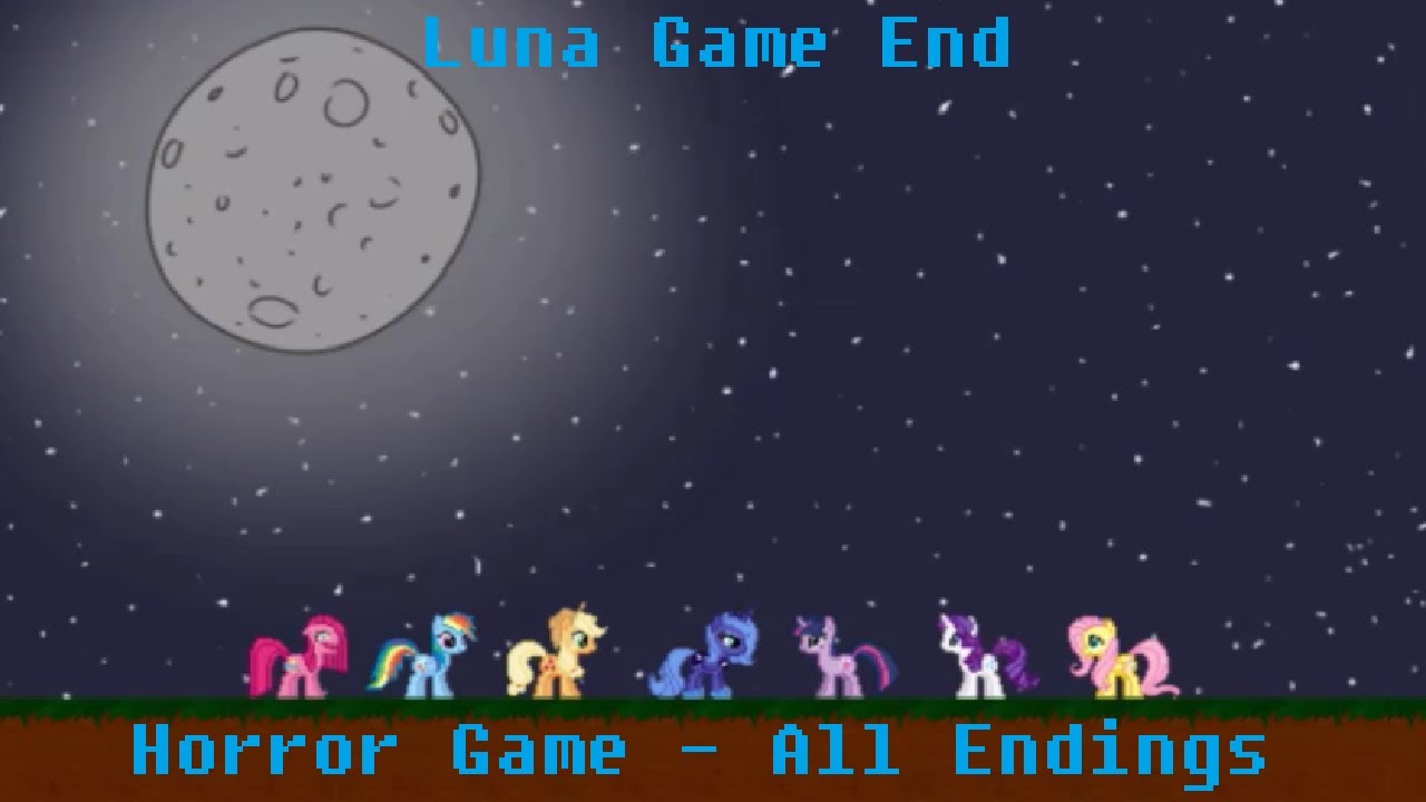Luna Game End (Horror Game - All Endings)