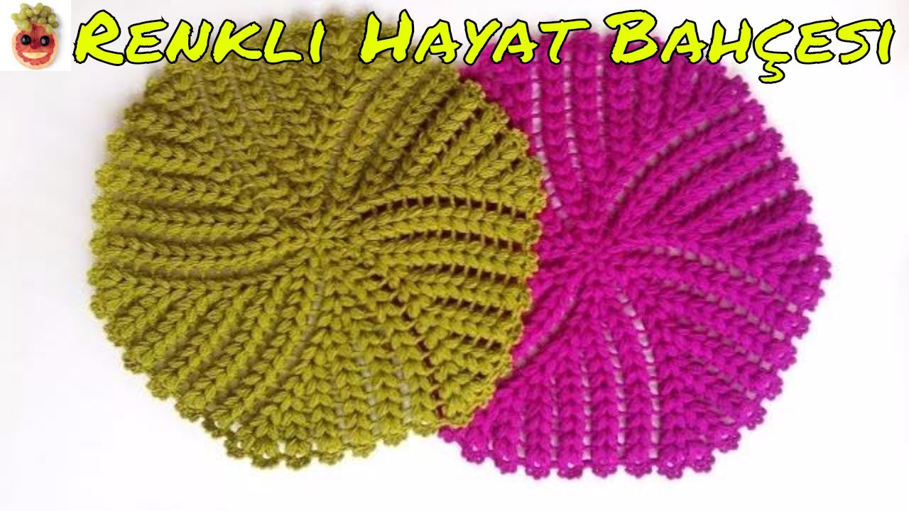 Çok Kolay Yuvarlak Fıstık Lif  -  Anlatımlı Yapılışı  - Örgü Dantel Oya El İşi