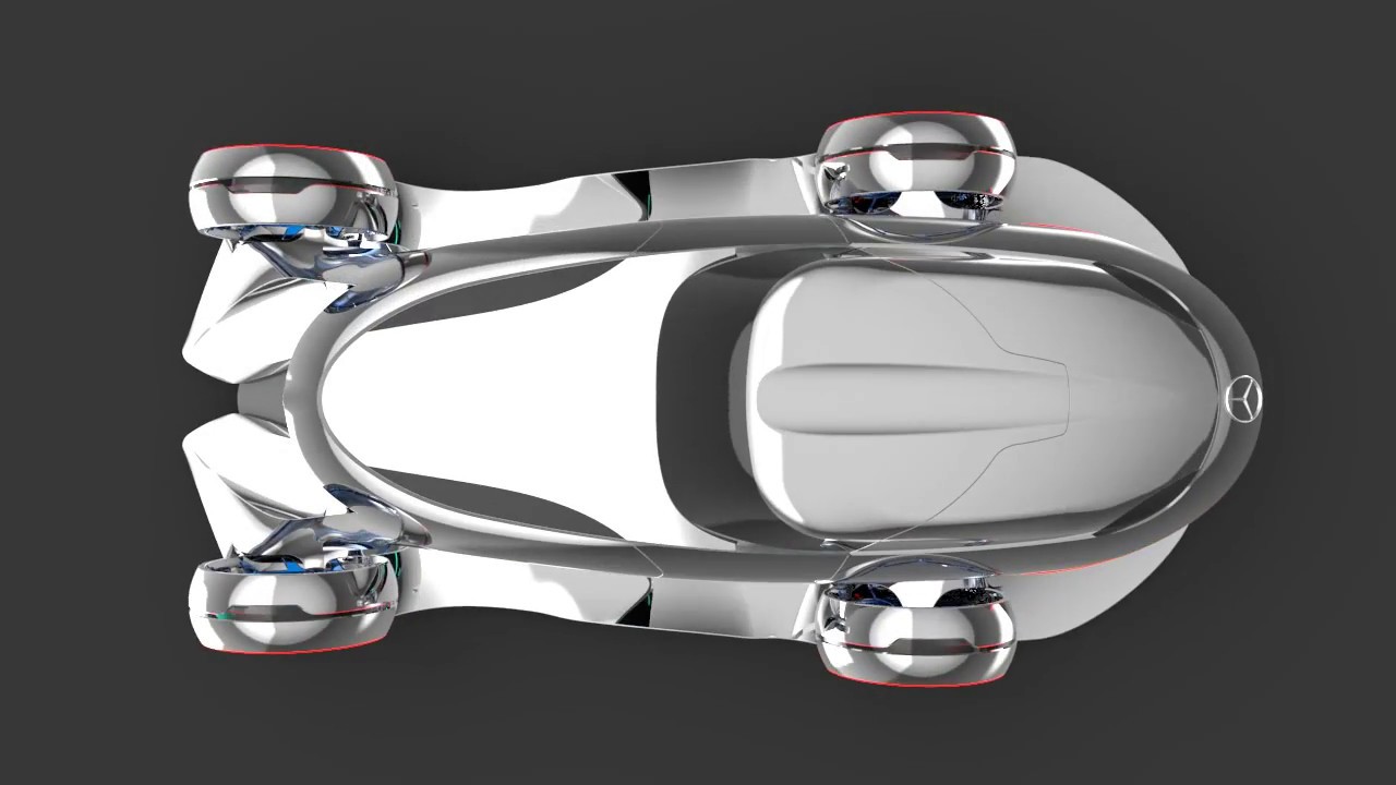 CP92 Projet Mercedes Benz Silver Arrow Concept Rendu Final