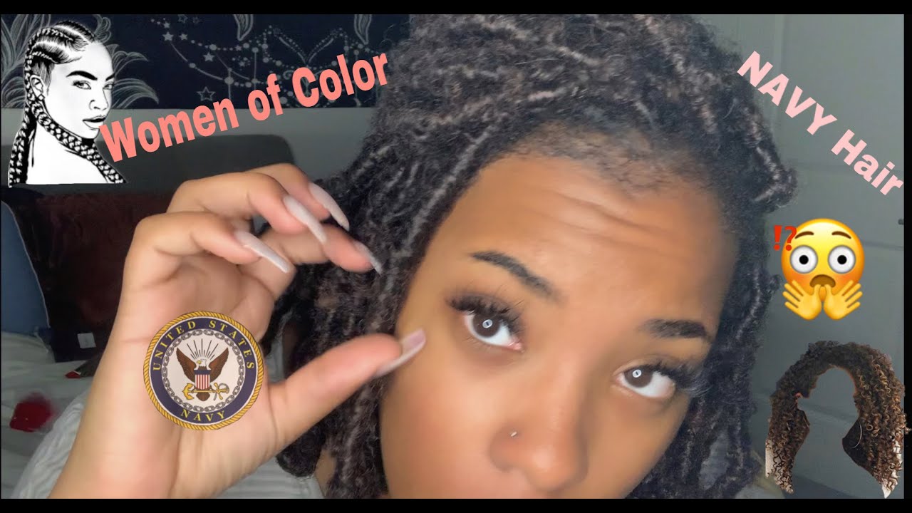 Navy Hair for Black women| Bootcamp & Fleet