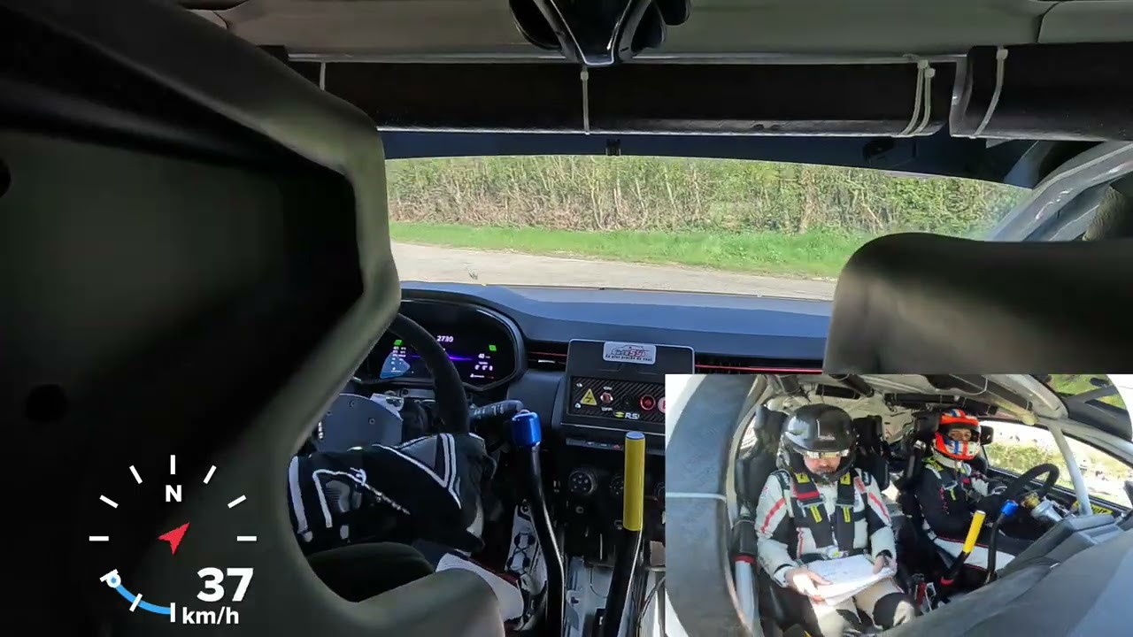 Rallye de VERVINS 2025 - 4é temps Scratch - ES3 ONBOARD A. PELINI / JL HOTTELET Clio Rally5