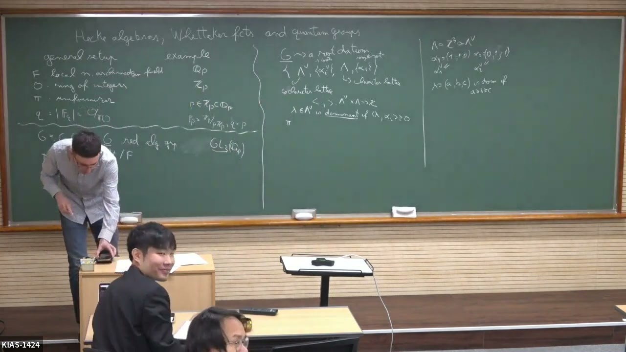 [GAP] Valentin Buciumas - Hecke algebras, Whittaker functions and quantum groups