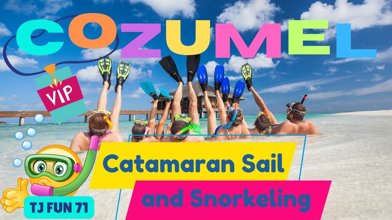 Epic Cozumel Catamaran Sail & Snorkeling on Carnival Jubilee!