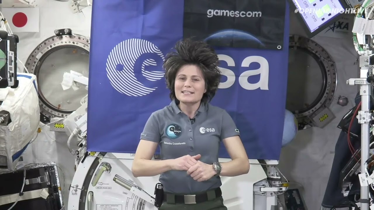 ESA Astronaut Samantha Cristoforetti Delivers a Message from Space | gamescom ONL 2022