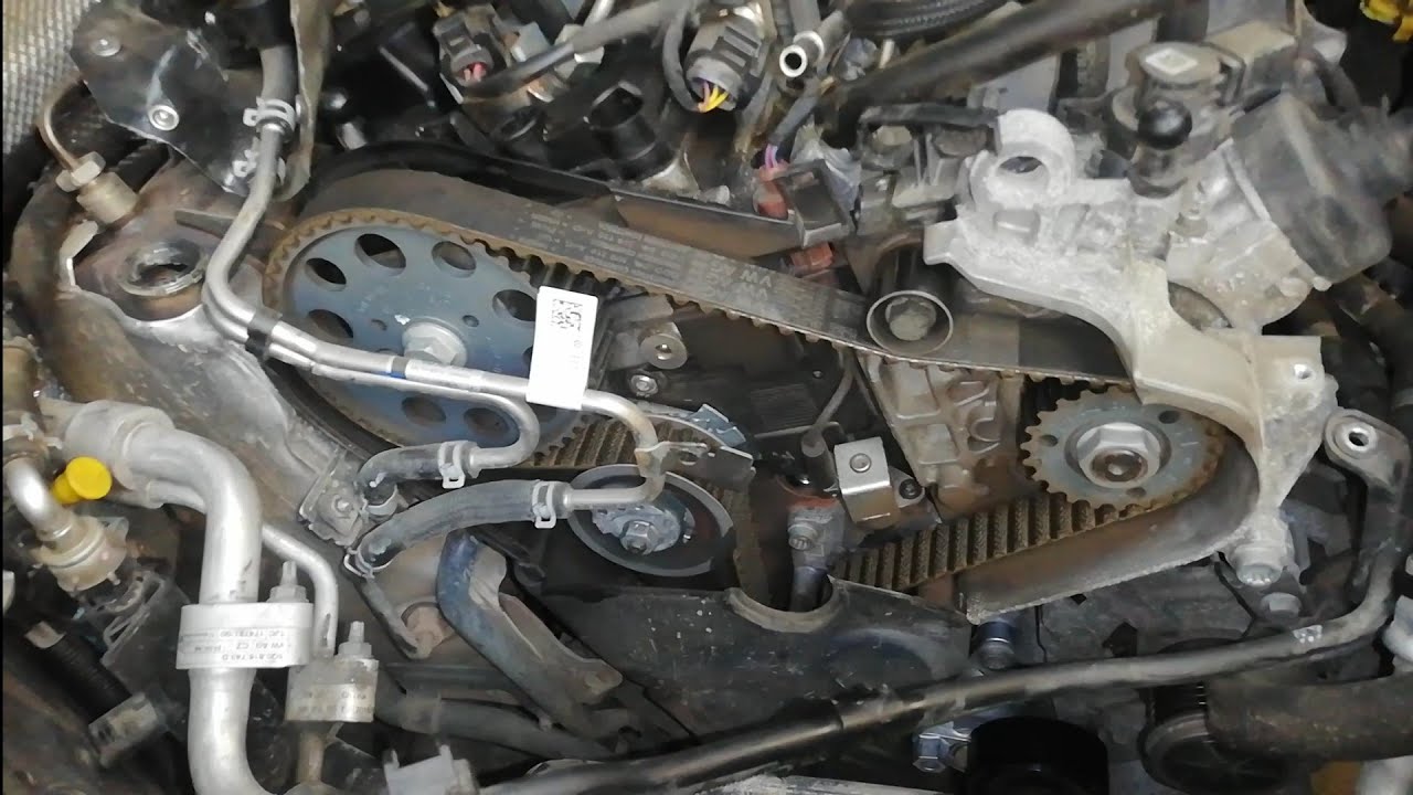 VW Passat B8 2017 2.0TDi 110kw timing belt and electric water pump replacement #DFGA#DBGA#DSRA#DSRB