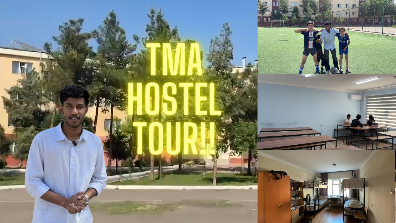 Tashkent Medical Academy Hostel Tour | Library | Security | Gym | Laundry