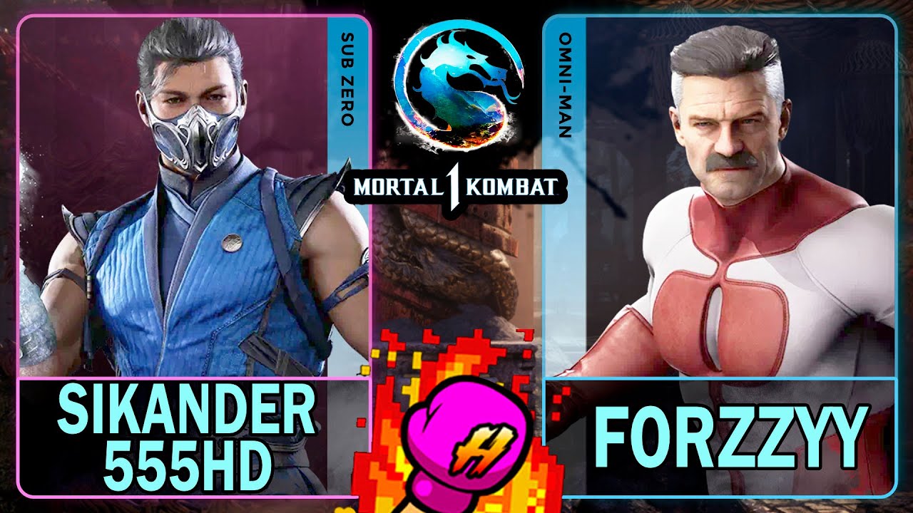 MK1 Sikander555HD (SUB-ZERO) VS Forzzyy (OMNI-MAN)🥊Mortal Kombat 1🥊4K 60ᶠᵖˢ