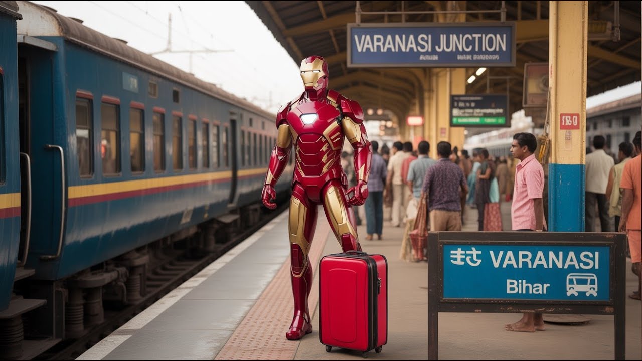 Iron Man&rsquo;s Desi Train Journey: Varanasi to Bihar 📍🚆 | Real India Vibes!