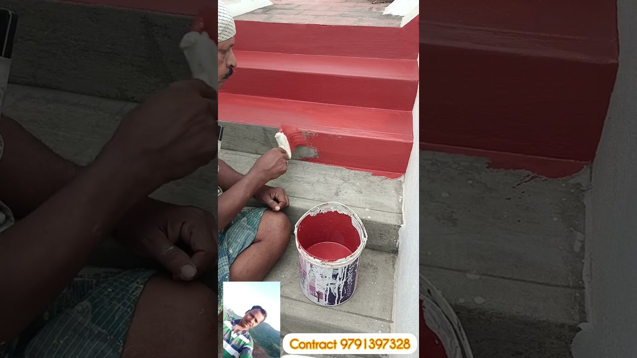 Asian Paint Dramp proof  terracotta paint