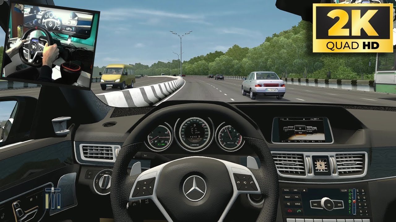 Brutal Speed Test! Mercedes W212 E63 AMG Reaches 310+ km/h | City Car Driving