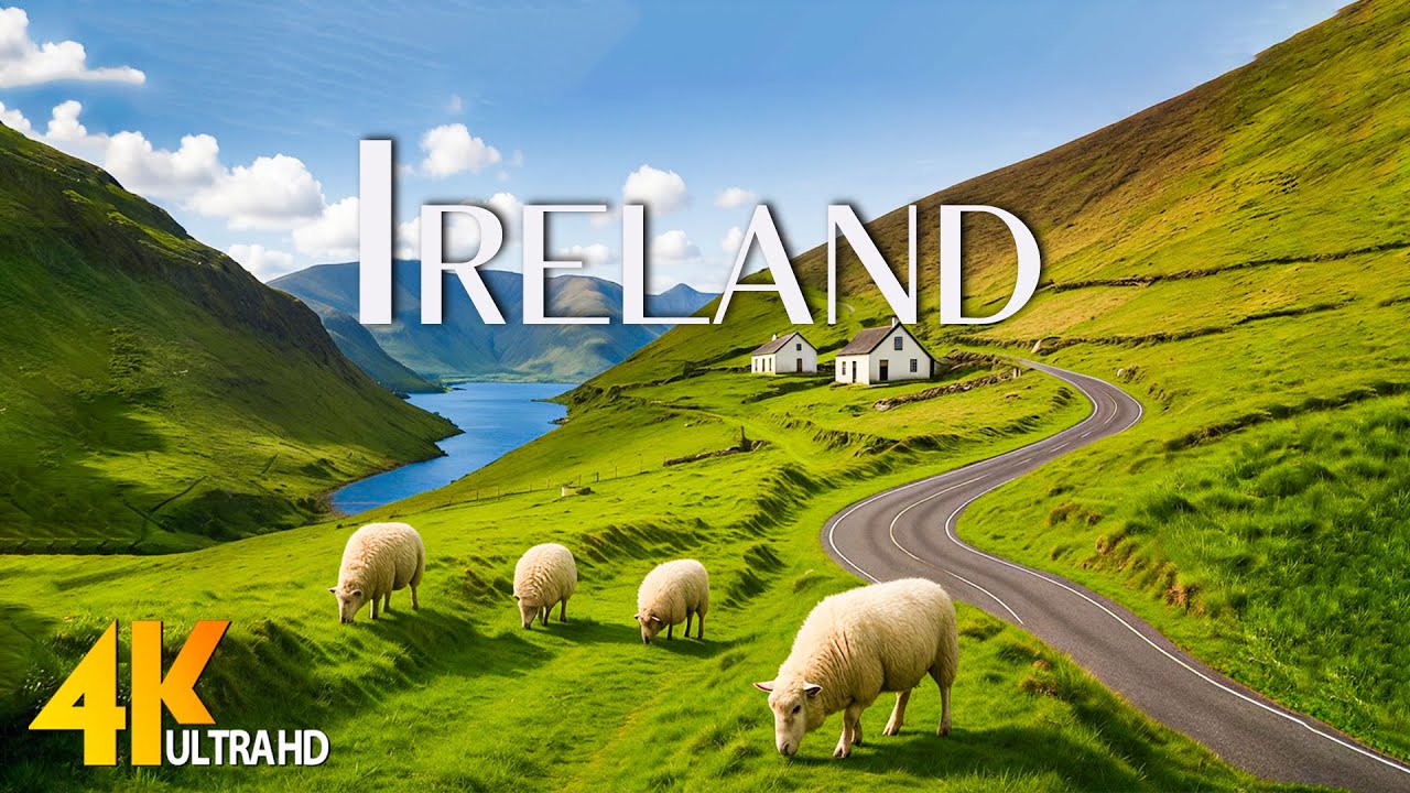 Ireland from Above (4K UHD) | Epic Nature, Ancient Castles & Inspiring Drone Footage