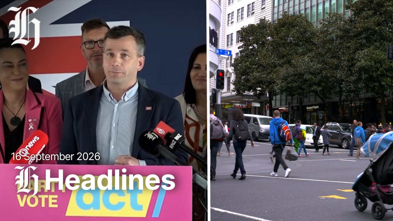 Утренние заголовки NZ Herald | Среда, 16 сентября 2026 г.