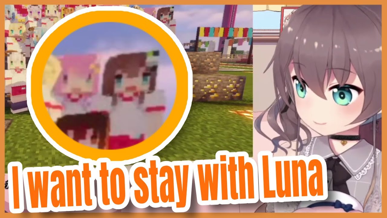 【Hololive】Matsuri wants to stay with Luna【TeeTee】