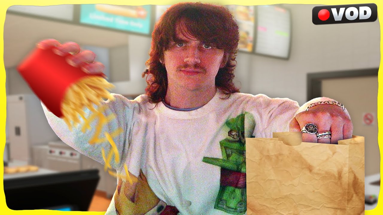 Putting the fries in the bag simulator