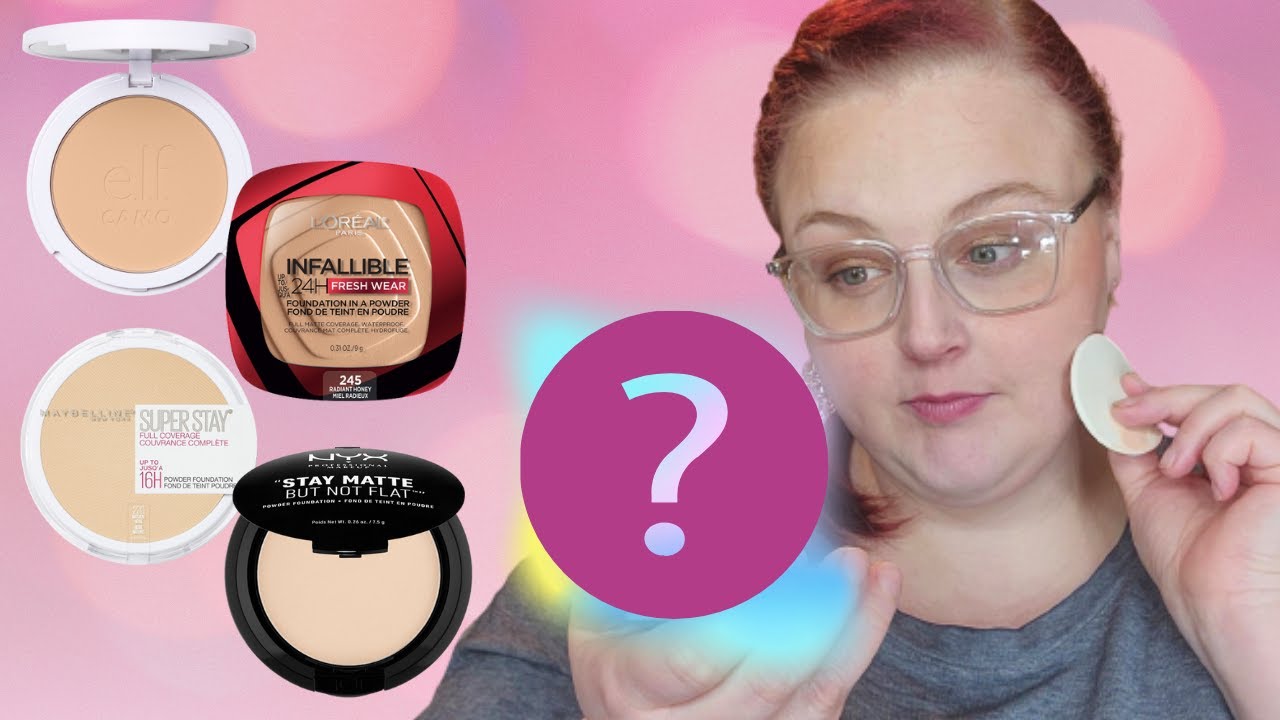 Which Powder Foundation is the Best? // e.l.f., Loreal, Maybelline, NYX