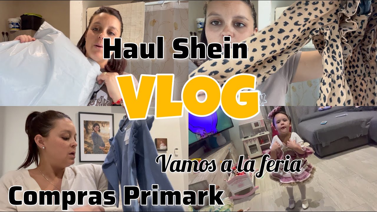 HAUL PRIMARK Y DECATHLON NIÑA👗 RECIBO UN PAQUETE DE SHEIN🛍 VAMOS A LA FERIA 🎡