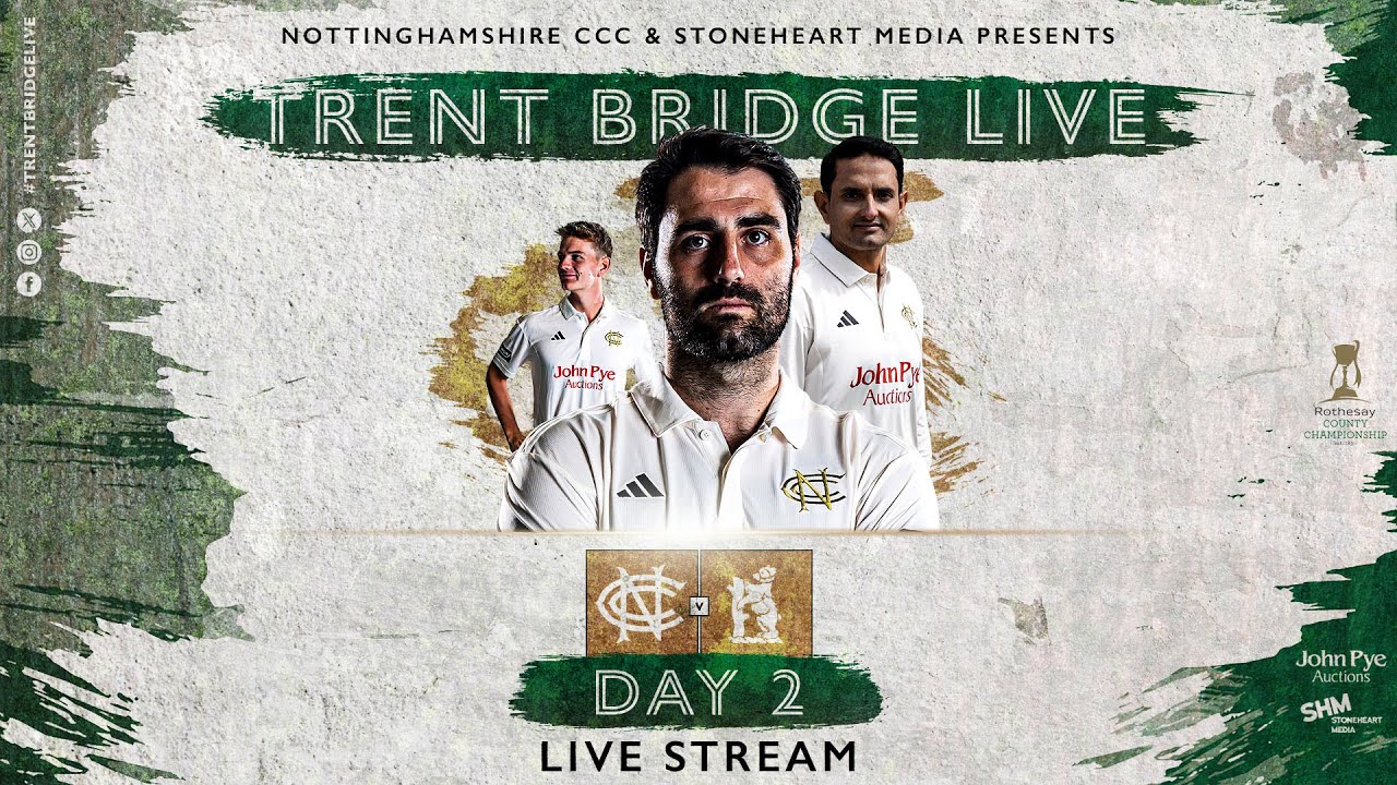 🔴 LIVE STREAM |  Nottinghamshire vs Warwickshire Day 2 |  Rothesay County Championship