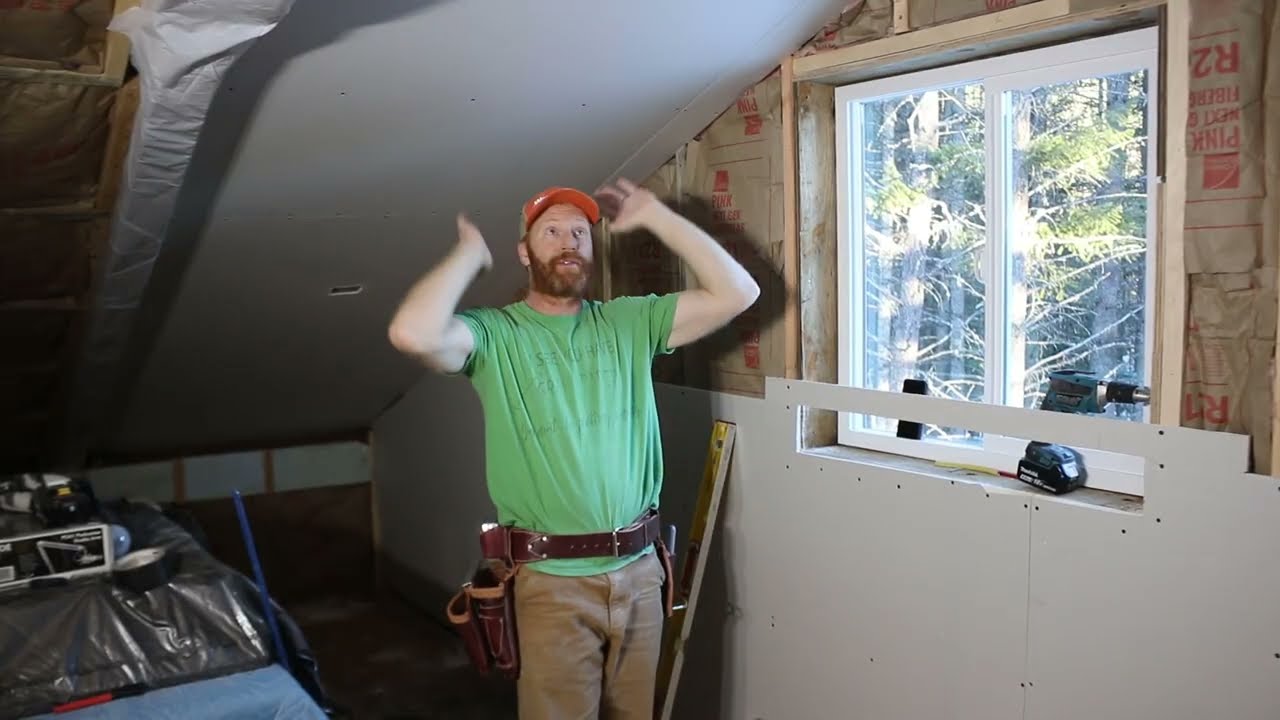 Installing Drywall In The Maker Space Part 1