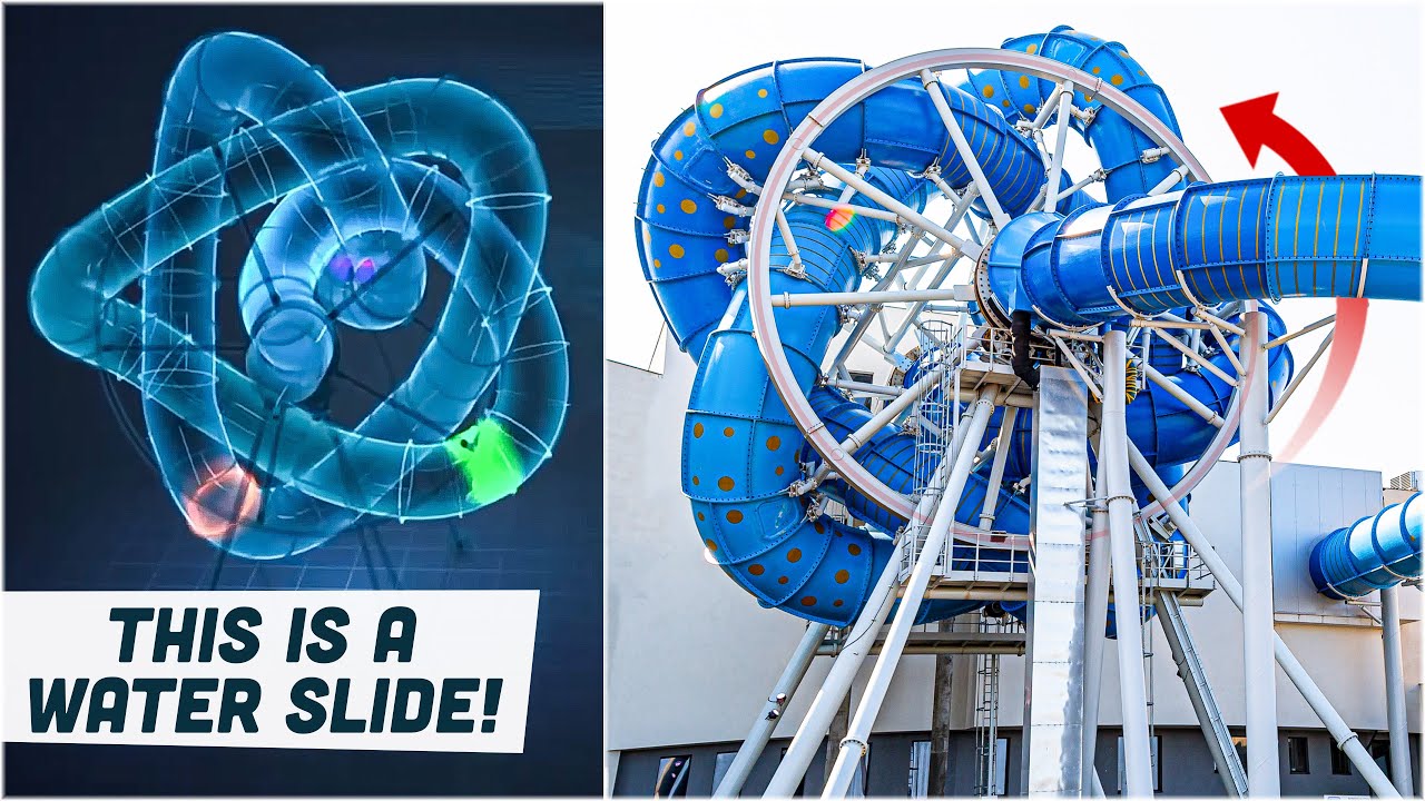 Europe's First Rotating Water Slide Explained! 💦 | Backstage AquaSpinner in Poland!