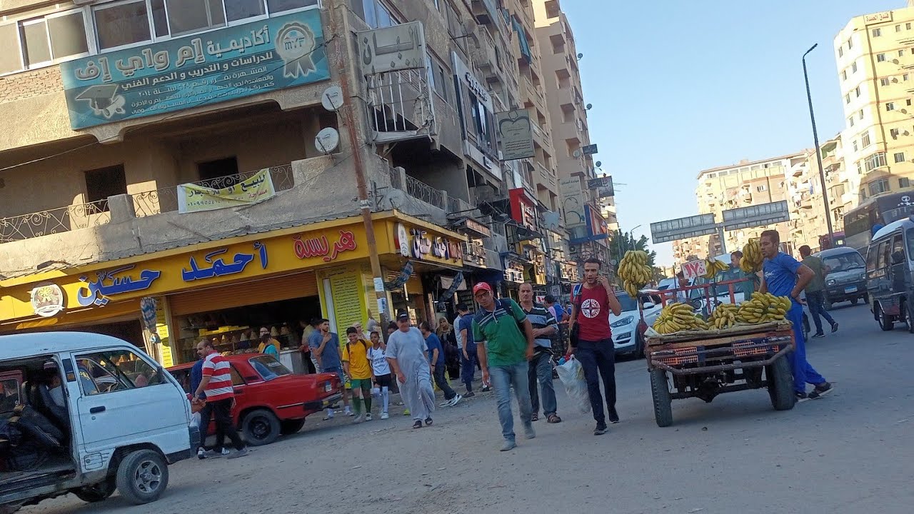 جولة فى شارع ٦ اكتوبر النخيل العجمى الإسكندرية #مدخل_٦_اكتوبر