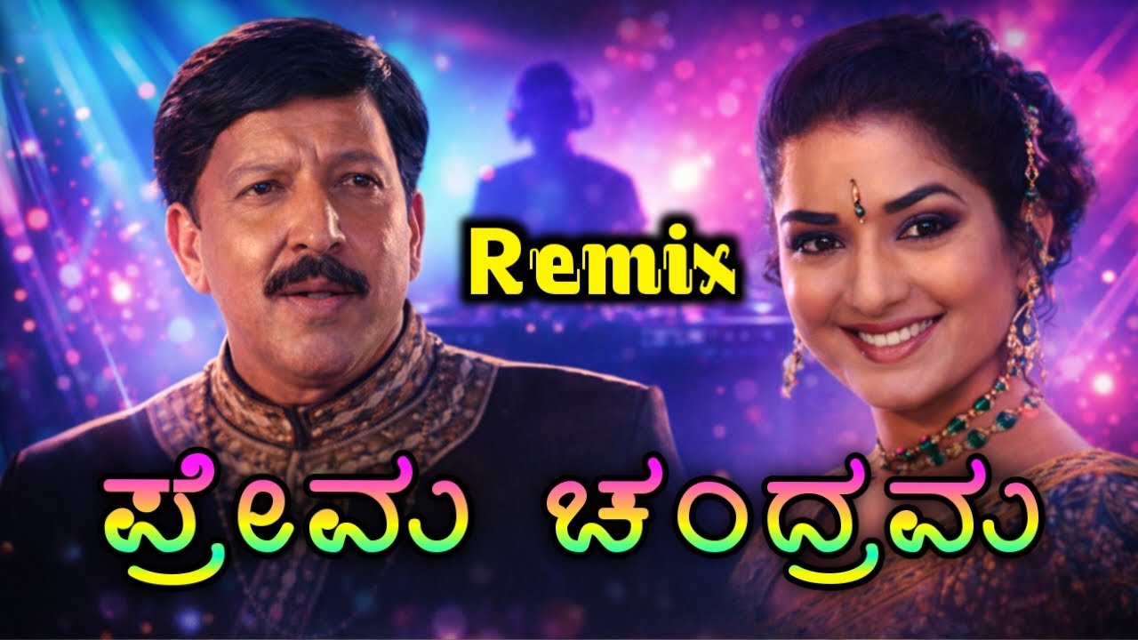 Prema Chandrama ಪ್ರೇಮ ಚಂದ್ರಮ New Remix Song Kannada Edm Vishnuvardhan Old Song New Version Cover Mix