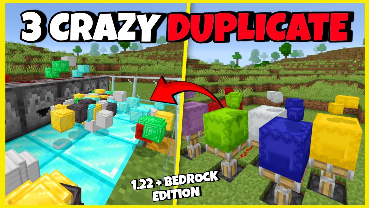 New Duplication Glitch in Minecraft 1.22 Bedrock | still working | TRY NOW-