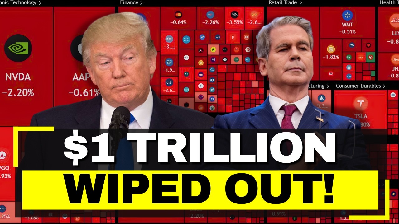 $1 TRILLION GONE in 1 DAY - US Stock Market COLLAPSES After Iran War, Overvalued Bubble BURSTS