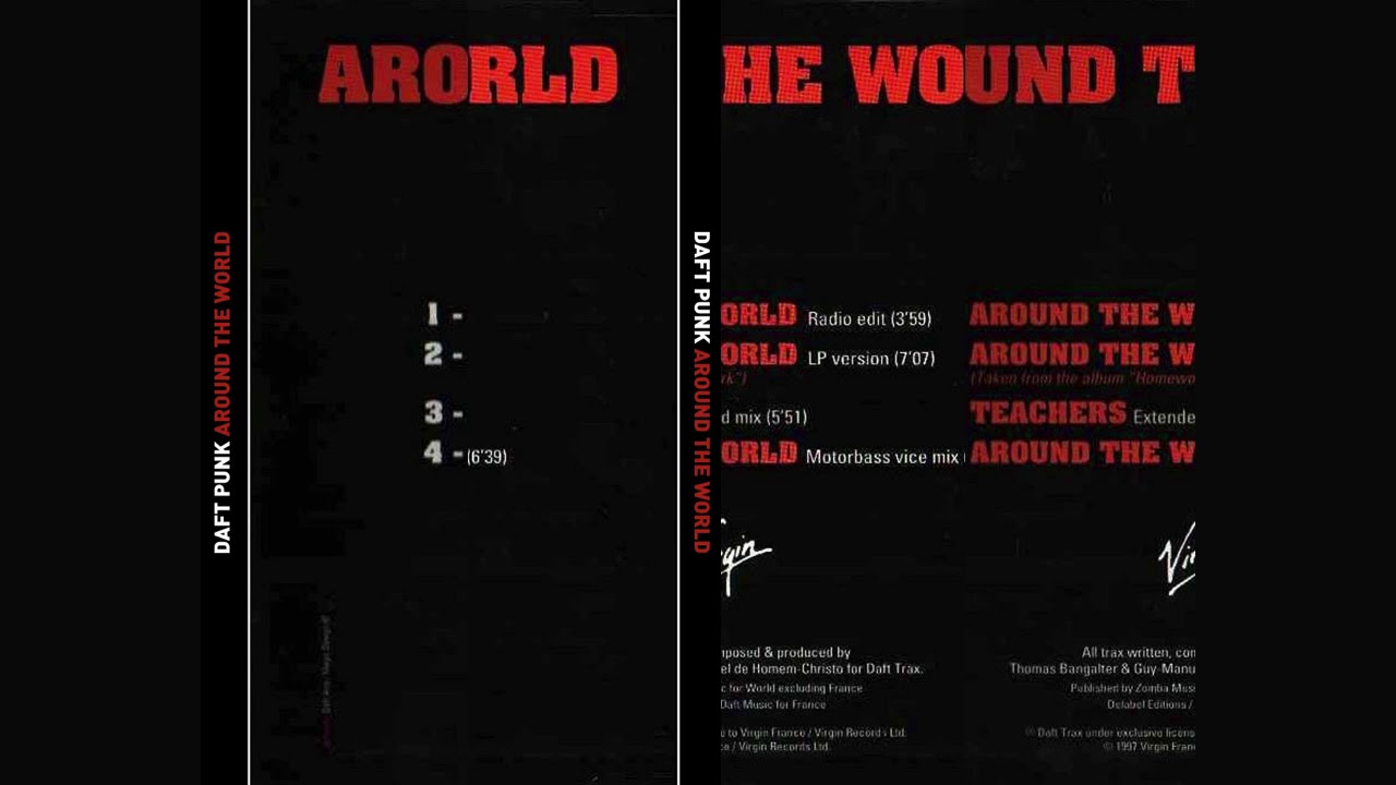 around the world but beats 2 and 4 are swapped