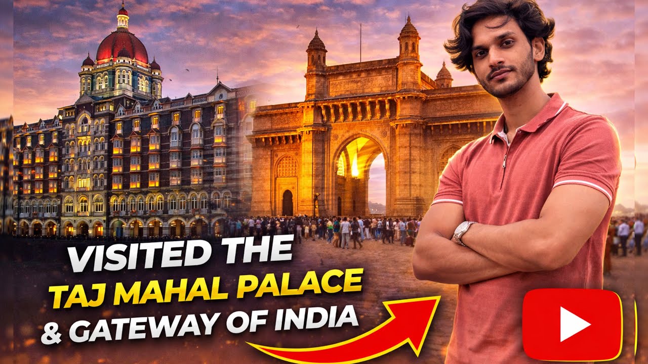 I Visited Mumbai’s Most ICONIC Places 🇮🇳 | Taj Mahal Palace & Gateway of India