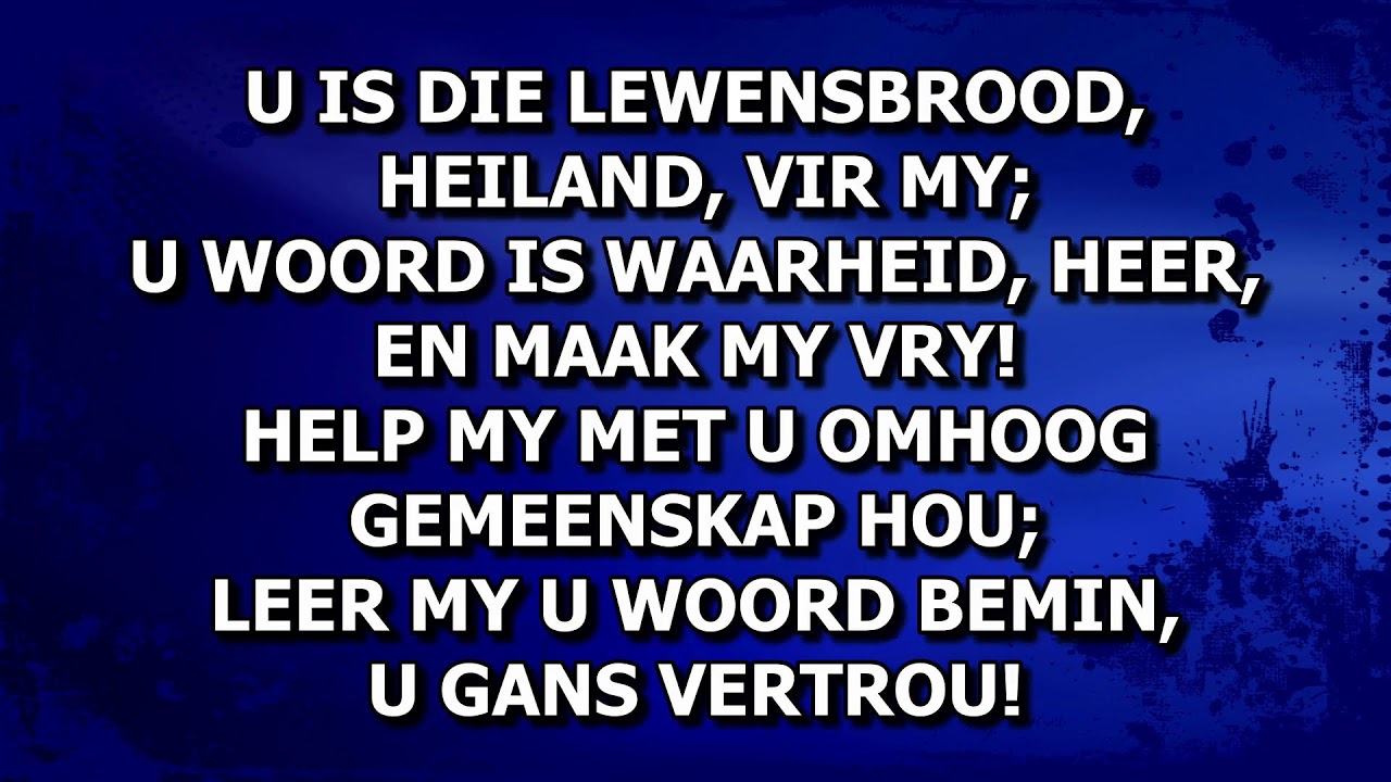Dr. André Bester - Joh 6 - Die brood van die lewe