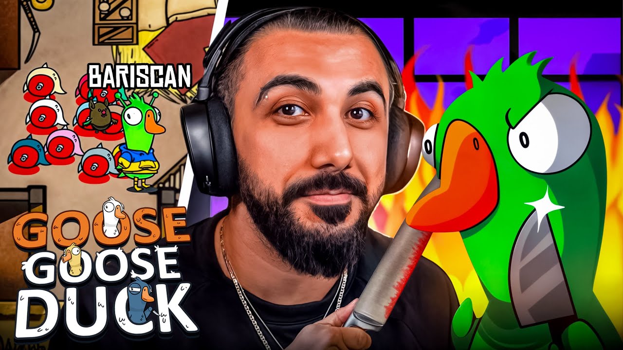 HERKESİ BİRBİRİNE DÜŞÜRDÜM! - kaos ortamı | GOOSE GOOSE DUCK!