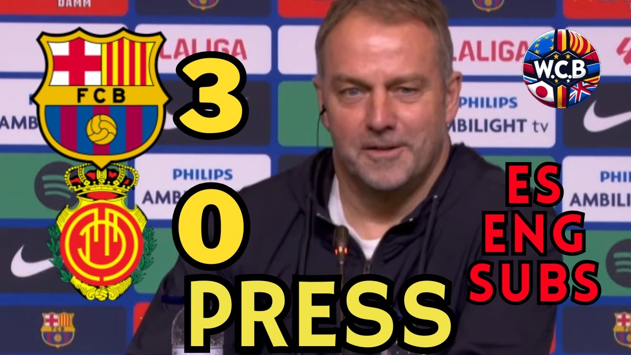 FLICK PRENSA FC BARCELONA 3 - 0 MALLORCA LA LIGA J23 | ES + ENG SUBS