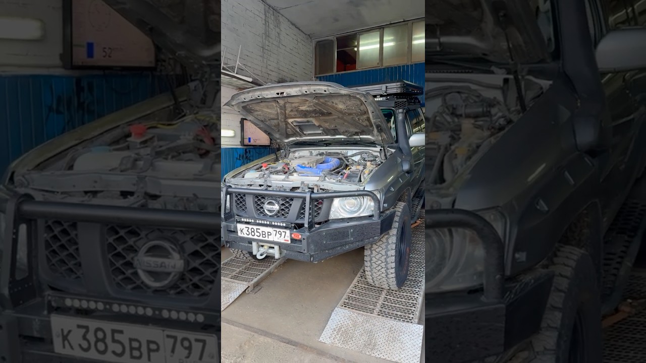 Nissan Patrol TD42 turbo - замеряем мощность на стенде!
