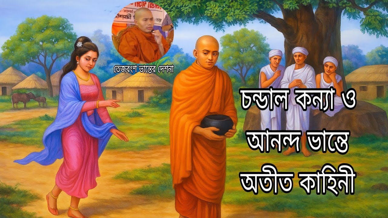 চন্ডাল কন্যা ও আনন্দ ভান্তের অতীত কাহিনী || তেজ বংশ ভান্তের দেশনা  || রুপের প্রতি ছন্দ