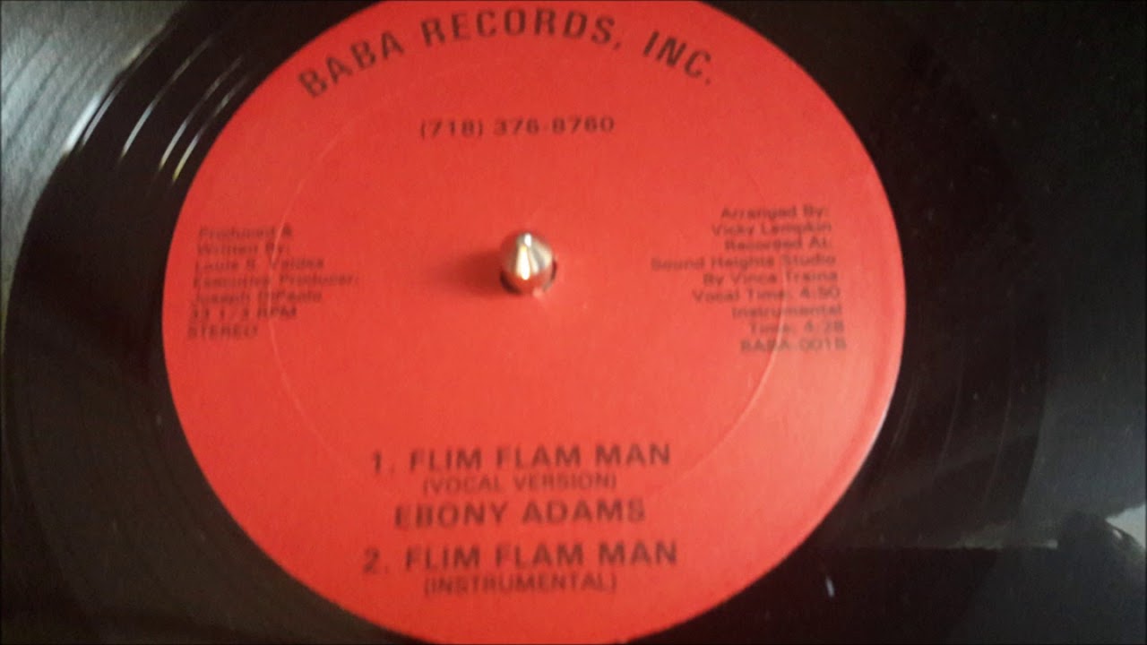 EBONY ADAMS MAXI 198? FLIM FLAM MAN