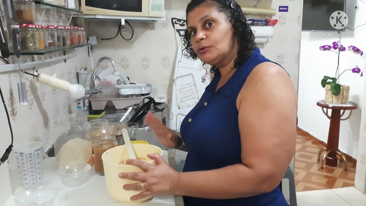 Pão de biomassa de banana.