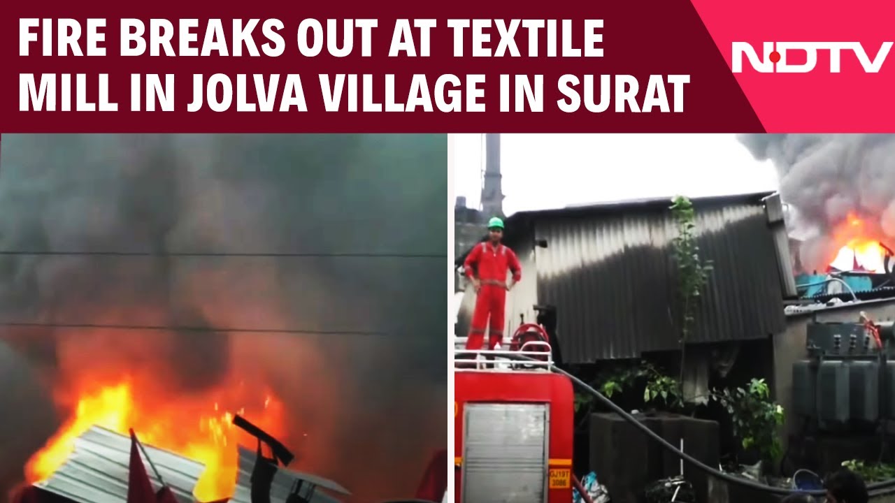 Gujarat News | Fire Breaks Out At Textile Mill In Jolva Village In Gujarat’s Surat
