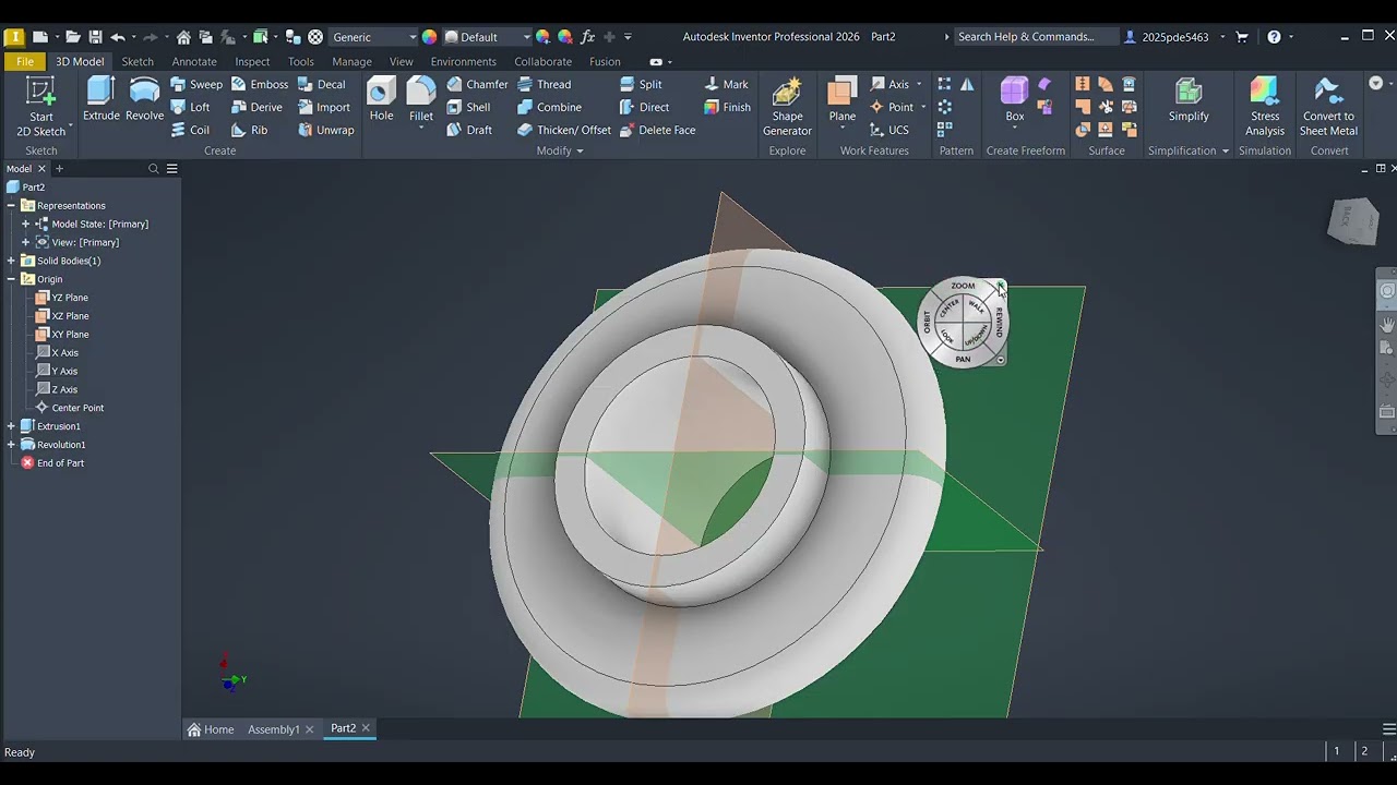 Auto CAD Inventor | Mnit M.Tech First Year Design Assignment 