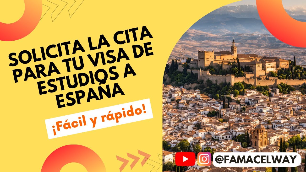 Procedimiento para Solicitar la Cita de Visado de Estudios para España desde Colombia