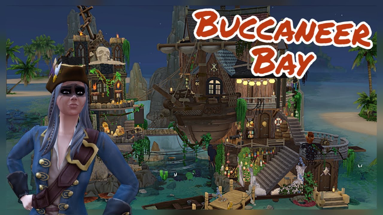 Buccaneer Bay | The Sims 4 Stop Motion Speed Build | No CC 🦜