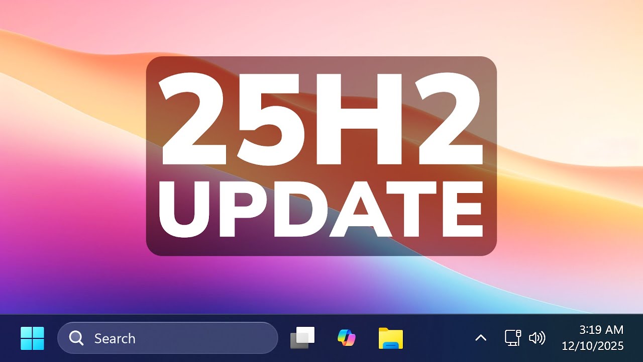 Новое обновление Windows 11 25H2 за декабрь 2025 года &ndash; новые функции в основном выпуске (KB5072033)
