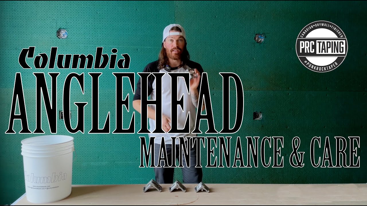 Columbia Anglehead Maintenance and Care with Phil from PRC TAPING | Drywall Tools