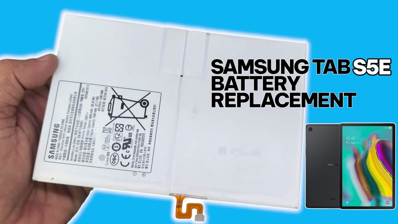 Замена аккумулятора на SAMSUNG Tab S5e | Как заменить аккумулятор на Samsung Tab S5e #Samsung #Ta...