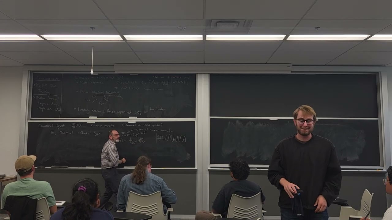 Quantum Optics L23: Glauber theory nonclassical light