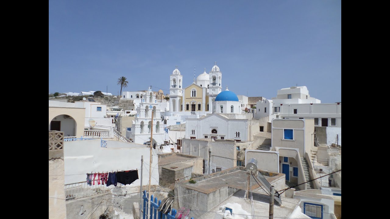South Tour  of SANTORINI Island, Greece - April 2016